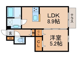 プランドールの物件間取画像